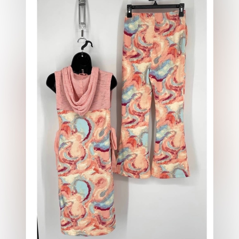 Free People All That Set Printed Multi 2 Pc Top P… - image 2